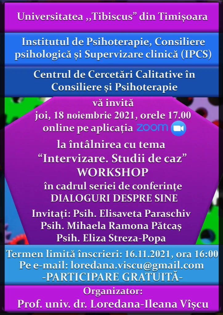 dialoguri despre sine 2021 noiembrie 18