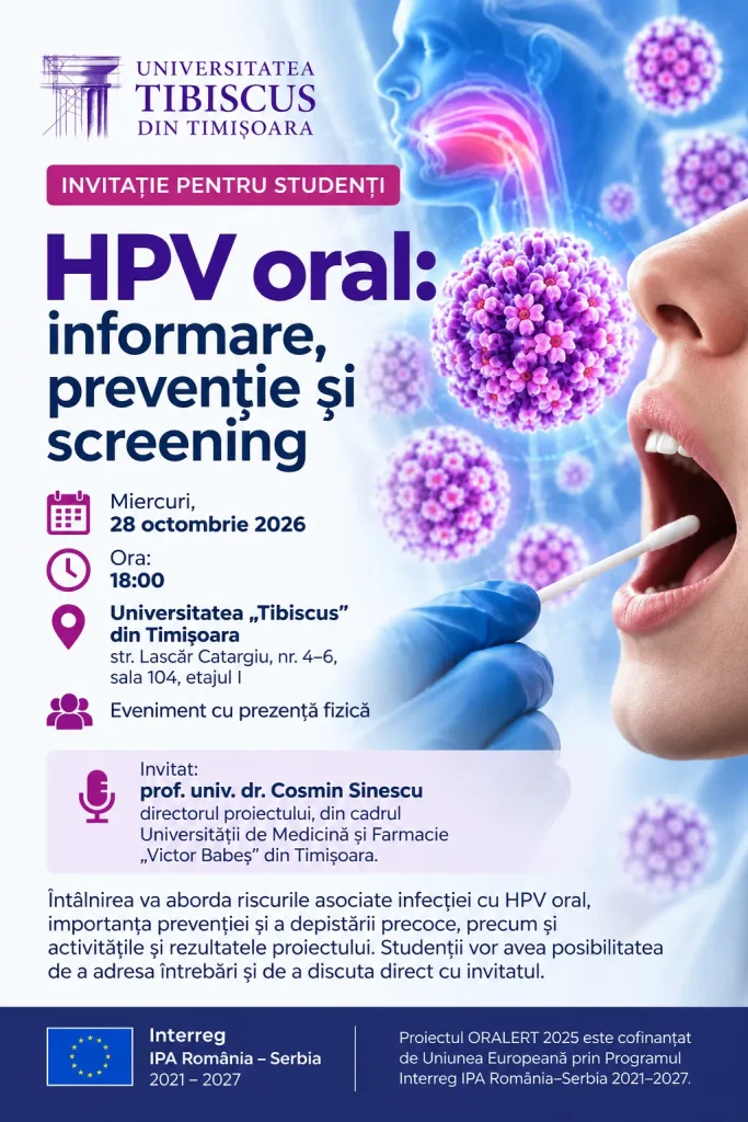 invitație studențească hpv oral